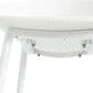 Hearth and Haven Gable Outdoor Barstool with Metal Frame in White (Set of 2), , large