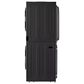 LG Single Unit WashTower with Center Control 5.0 cu. ft. Front Load Washer and 7.8 cu. ft. Electric Ventless Heat Pump Dryer in Black Steel, , large