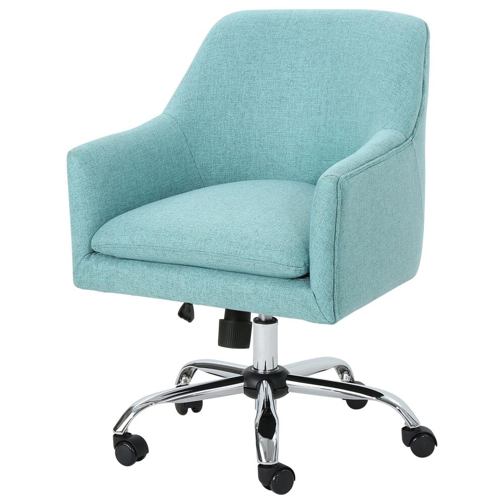 Noble House Johnson Office Chair in Blue, , large