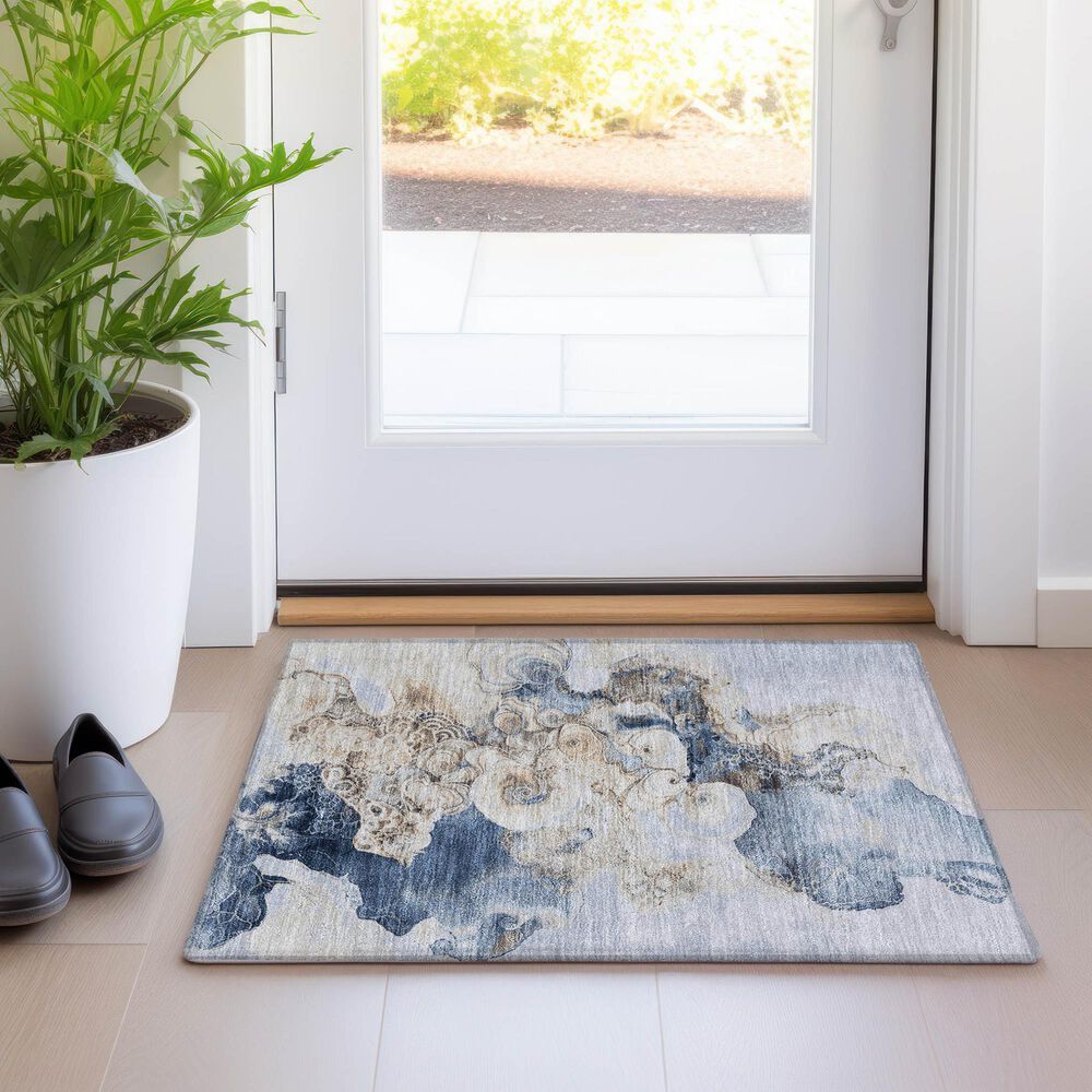 Dalyn Rug Company Odyssey OY389 Denim 2&#39;6&quot; x 3&#39;10&quot; Area Rug, , large