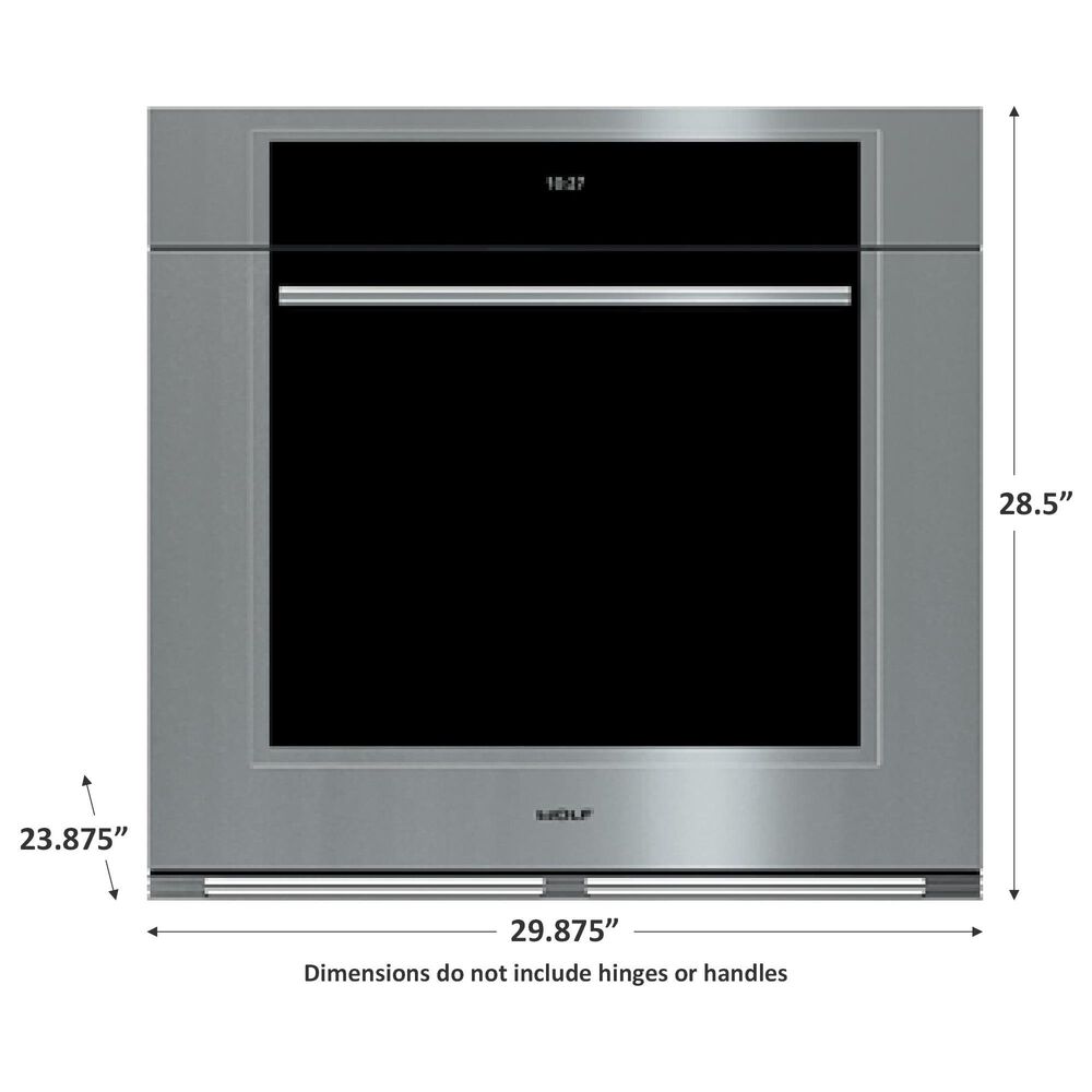 Wolf 30&quot; M Series Transitional Built-In Single Electric Wall Oven with Convection in Stainless Steel, , large