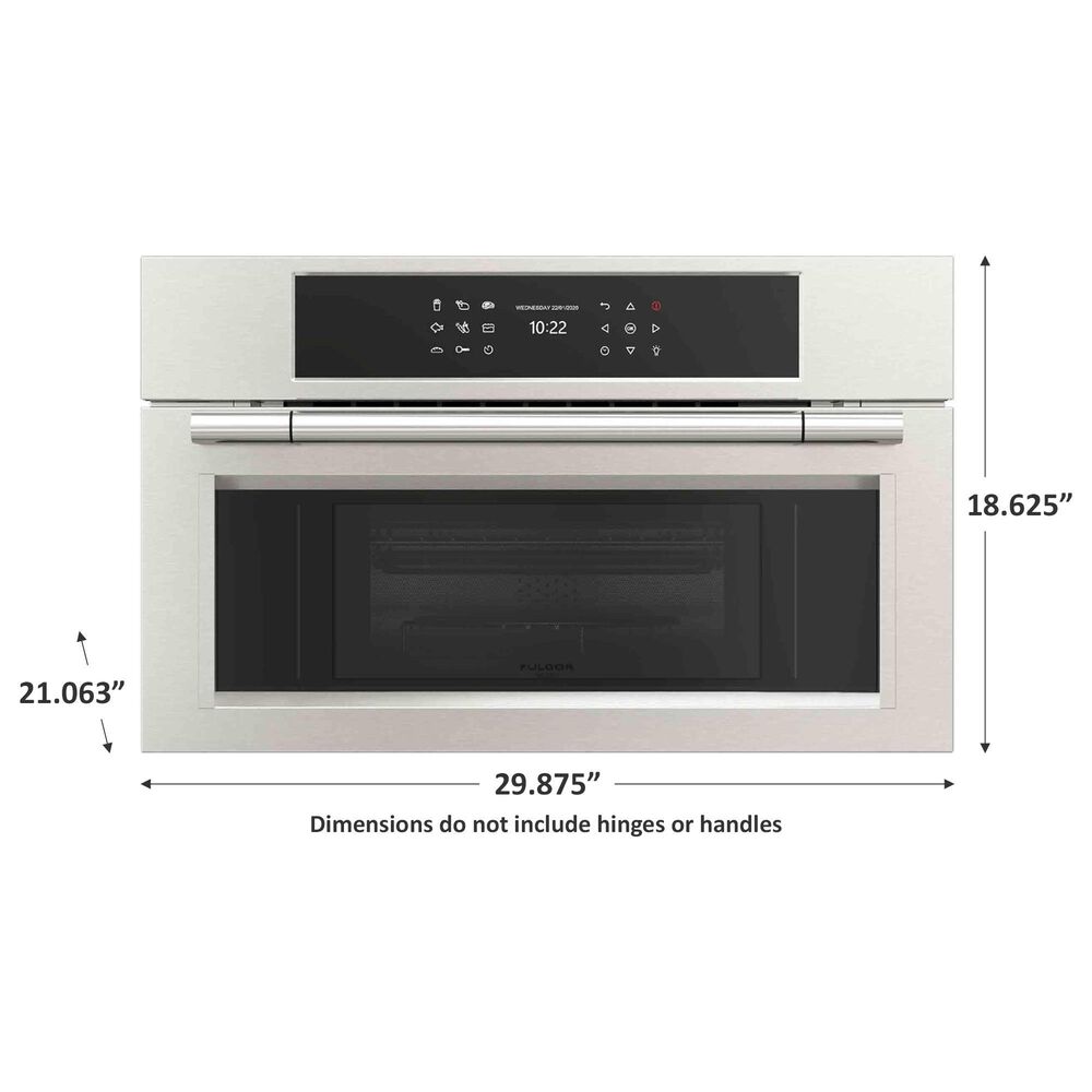 Fulgor Milano Sofia 30&quot; Pro Speed Single Electric Wall Oven with Convection in Stainless Steel, , large
