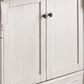 Wycliff Bay Durham 4-Shelf Adjustable Bookcase in Weathered White and Cherry (Set of 3), , large