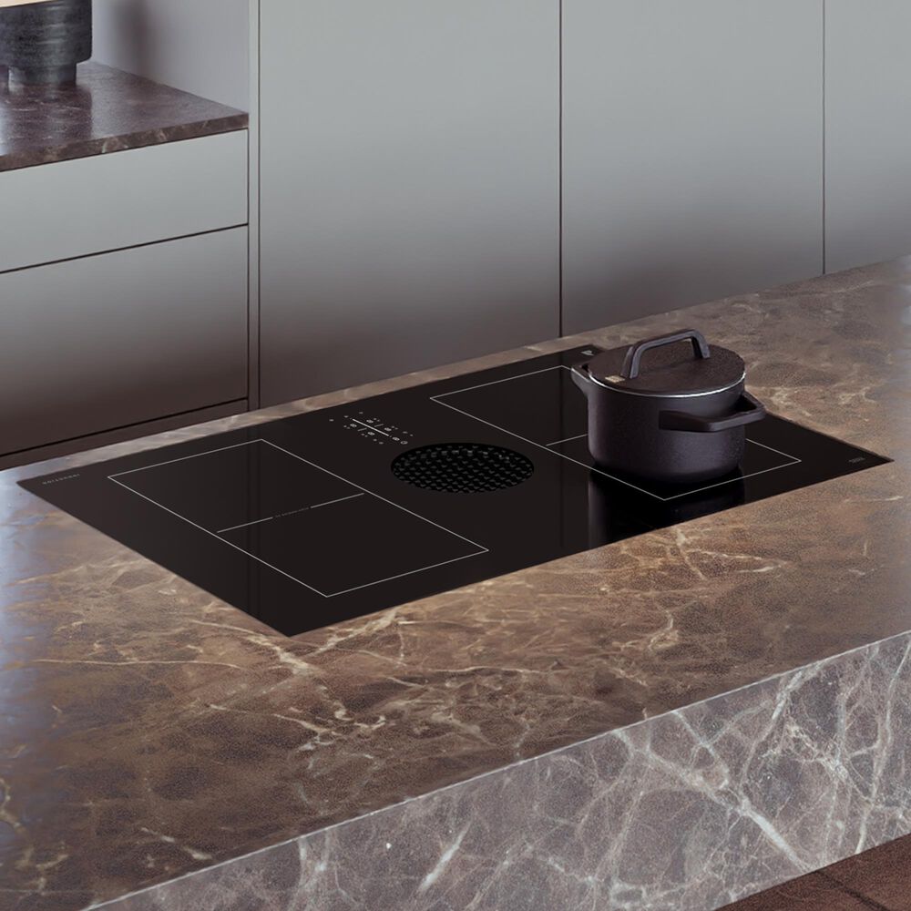 JennAir 36&quot; Induction Downdraft Cooktop in Black, , large