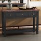 A-America Stormy Ridge Sofa Table in Chickory and Slate Black, , large