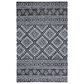 Safavieh Micro-Loop Southwestern 3" x 5" Black and Ivory Area Rug, , large