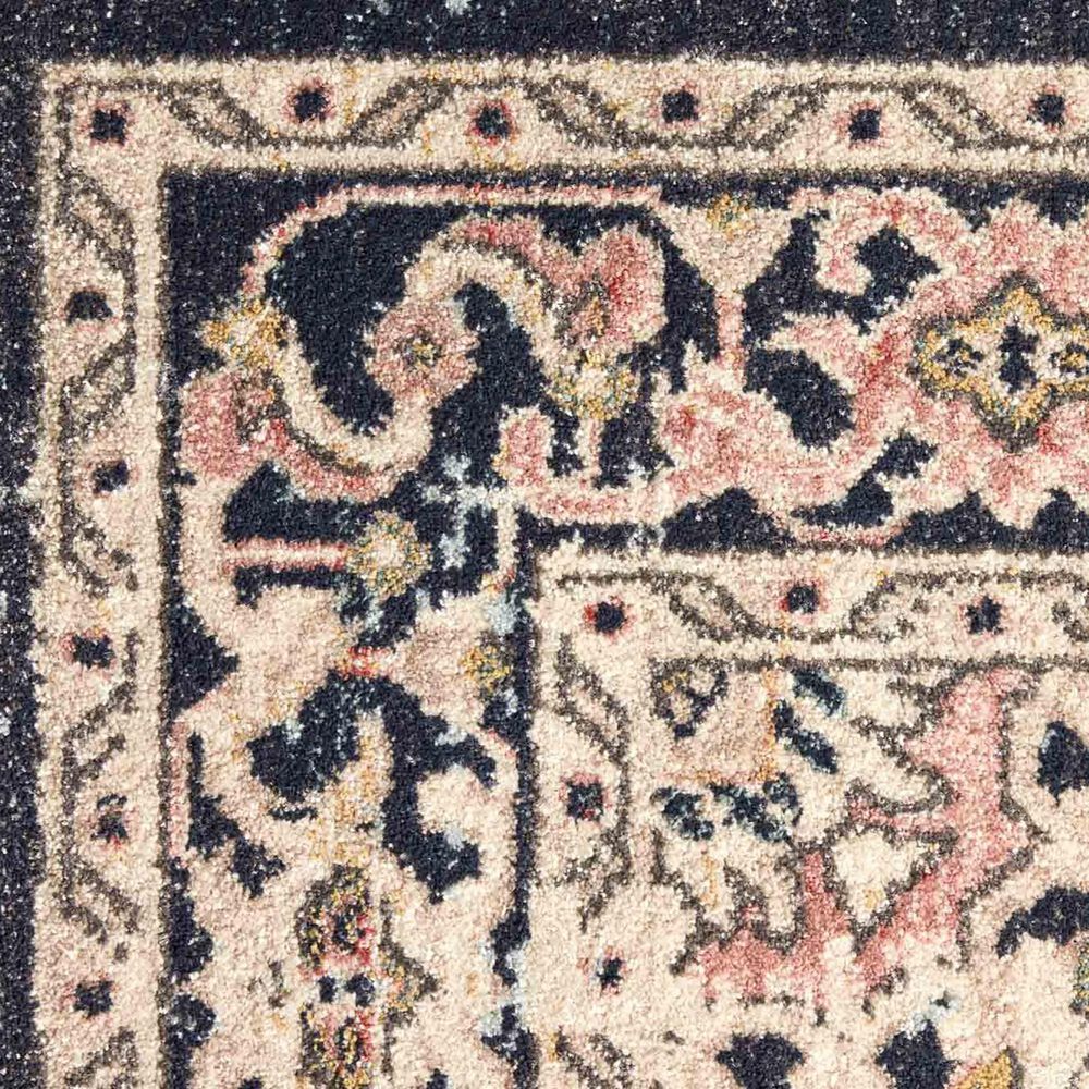 Magnolia Home Graham GRA-06 9&#39;6&quot; x 12&#39;6&quot; Coral and Navy Area Rug, , large