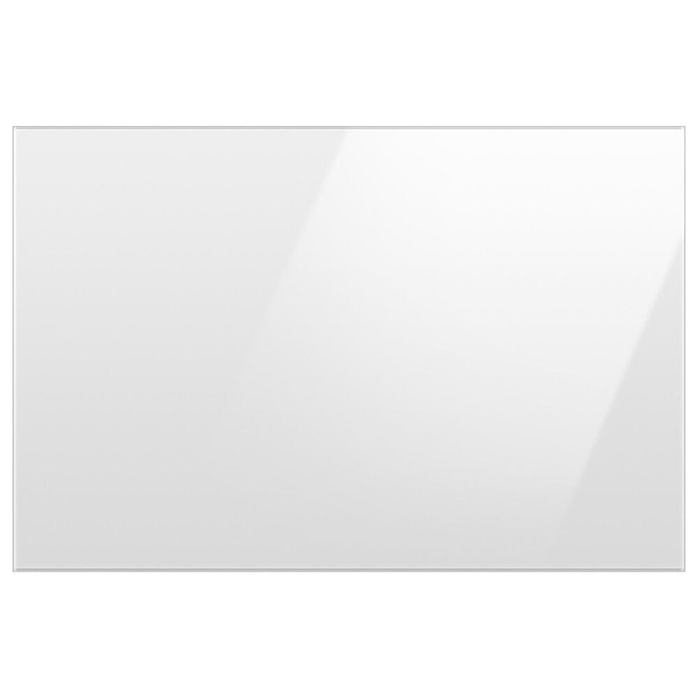 Samsung Bespoke Bespoke 3-Door French Door Refrigerator Bottom Panel in White Glass, , large