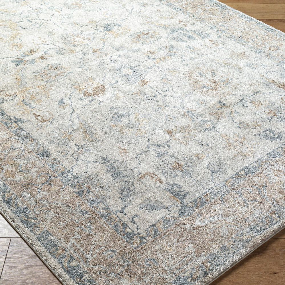 Surya Avellino 9&#39;2&quot; x 12&#39; Light Beige, Light Gray, Tan, Gray, Deep Teal and Light Olive Area Rug, , large