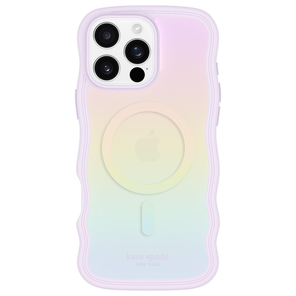 Kate Spade Wavy Magsafe Case for Apple iPhone 16 Pro Max in Opal Iridescent, , large