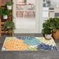 Nourison Aloha 3"6" x 5"6" Multicolor Indoor/Outdoor Area Rug, , large