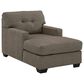 Ashley Mahoney Chaise in Chocolate, , large