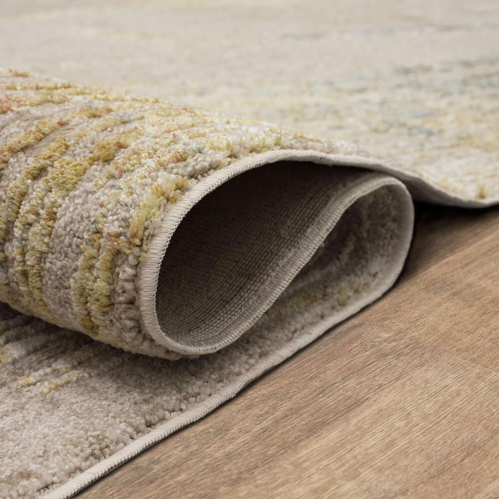 Karastan Memento Artifact 2&#39;5&quot; x 7&#39;5&quot; Beige Runner, , large