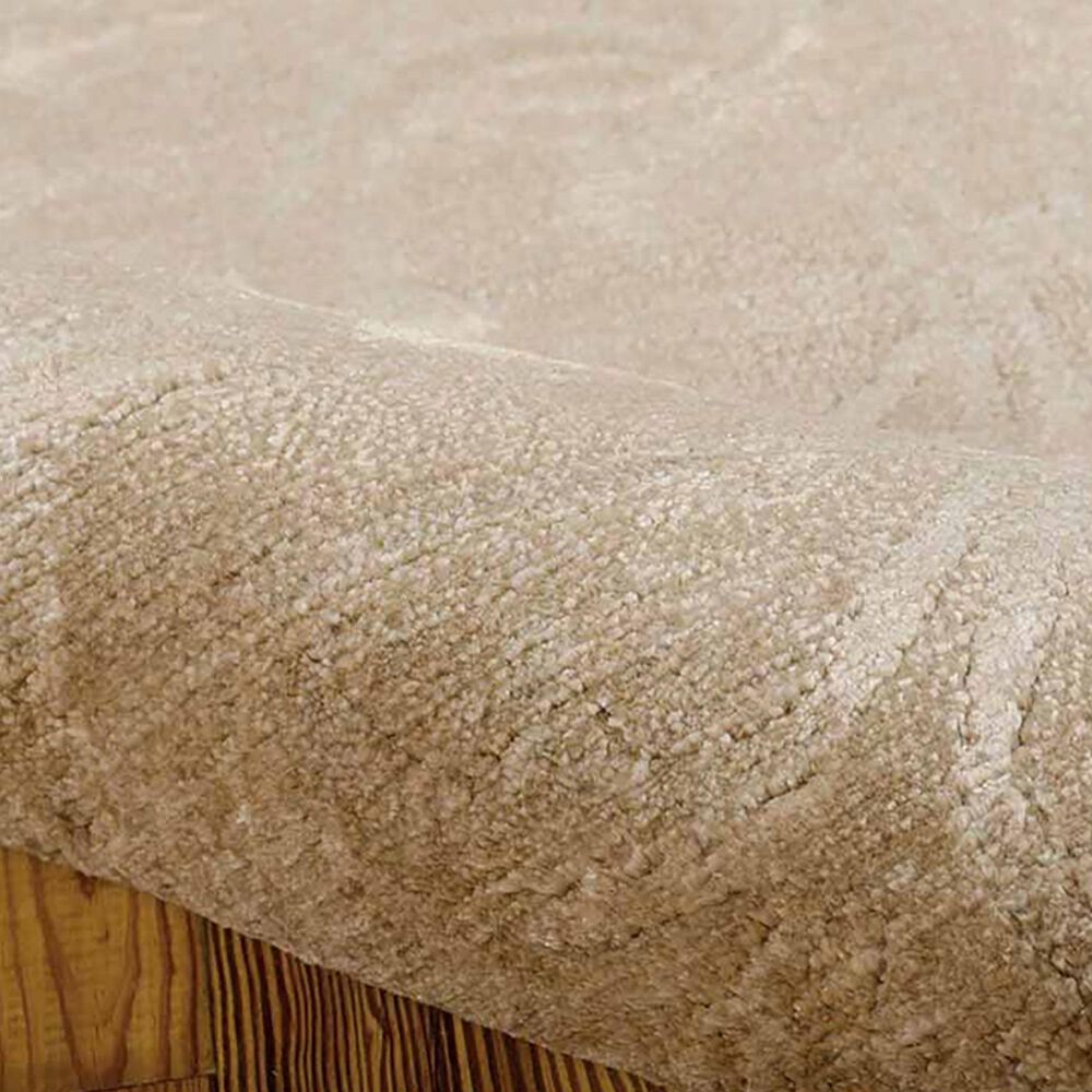 Nourison Silk Shadows 2&#39;3&quot; x 8&#39; Light Gold Runner, , large
