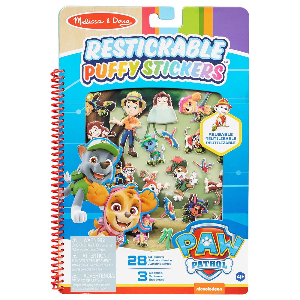 Melissa & Doug Paw Patrol Puffy Sticker Pad - Jungle, , large