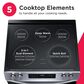 Frigidaire 30" Slide-In Front Control Electric Range with Air Fry in Stainless Steel, , large