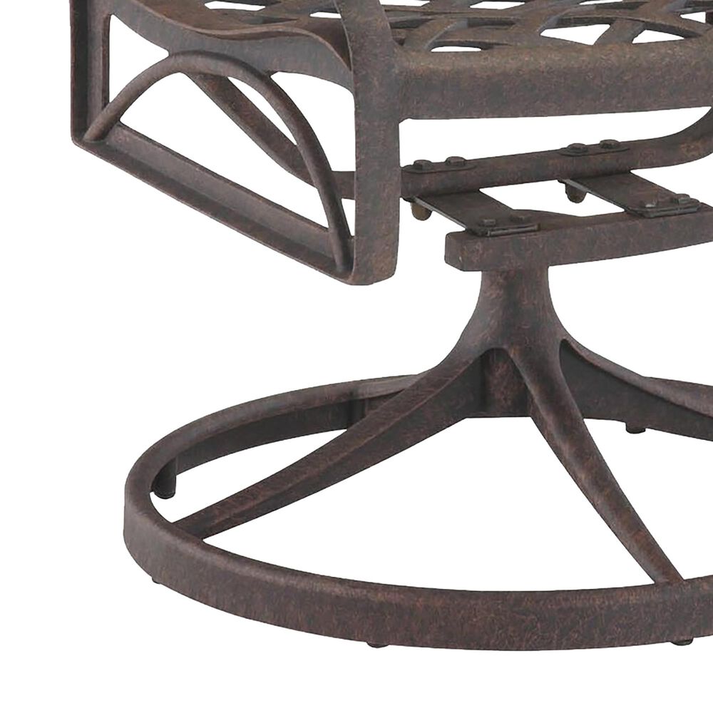 Homestyles Sanibel Swivel Rocking Chair in Brown, , large