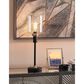 Lite Source Luken Table Lamp in Black and Antique Brass (Set of 2), , large