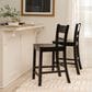 Linon Home Decor Torino Villa Counter Stool in Black, , large