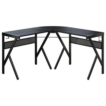 Timberlake L-Shaped Desk in Black, , large