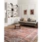 Loloi Loren LQ-13 2"3" x 3"9" Brick and Midnight Scatter Rug, , large