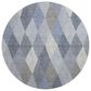 Dalyn Rug Company The Reserve TR11 Denim 8" Round Indoor/Outdoor Area Rug, , large
