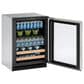 U-Line 4.9 Cu. Ft. Glass Reversible Door Beverage Center in Stainless Steel, , large