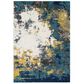 Surya Pepin PEI-1012 2" x 3" Aqua, Blue and Mustard Area Rug, , large