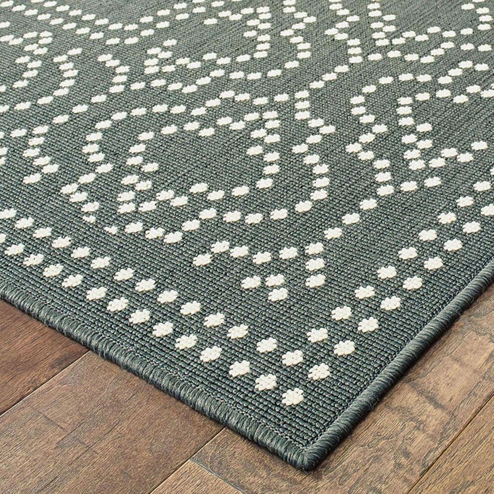 Oriental Weavers Marina 1247X 5&#39;3&quot; x 7&#39;6&quot; Grey and Ivory Area Rug, , large