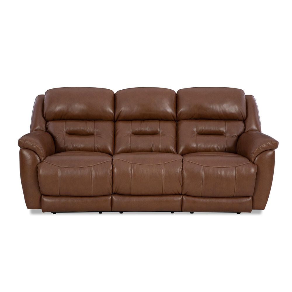 HomeStretch Contender Power Reclining Sofa in Saddle, , large