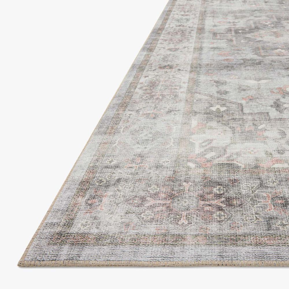 Loloi II Heidi 2&#39; x 5&#39; Dove and Blush Area Rug, , large