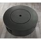 Living Source International Santiago Patio Round Fire Pit Table in Black, , large