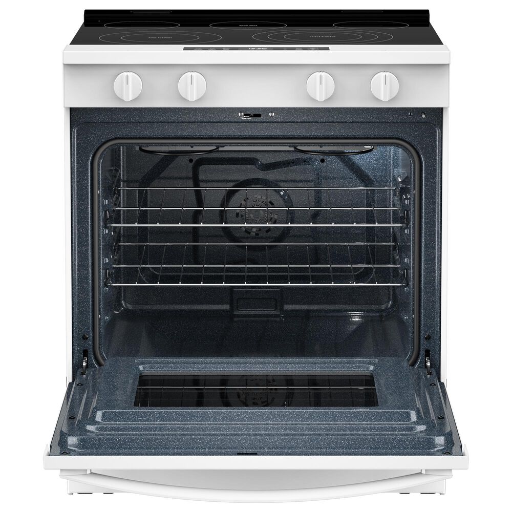 Whirlpool 30" Smart Electric Range with Air Cooking Technology in White, , large
