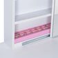 Coaster Bunbury Makeup Vanity Table Set in White, , large