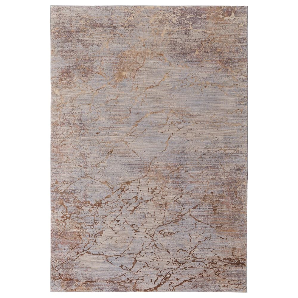 Feizy Pryor 6"7" x 9"6" Brown and Multicolor Area Rug, , large
