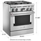 KitchenAid 30" Professional Smart Dual Fuel Range in Stainless Steel, , large