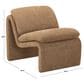 Safavieh Ainslie Accent Chair in Brown, , large
