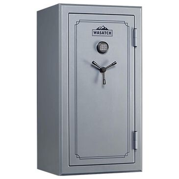 Wasatch 40-Gun Fireproof and Waterproof Safe with Electronic Lock in Gray, , large