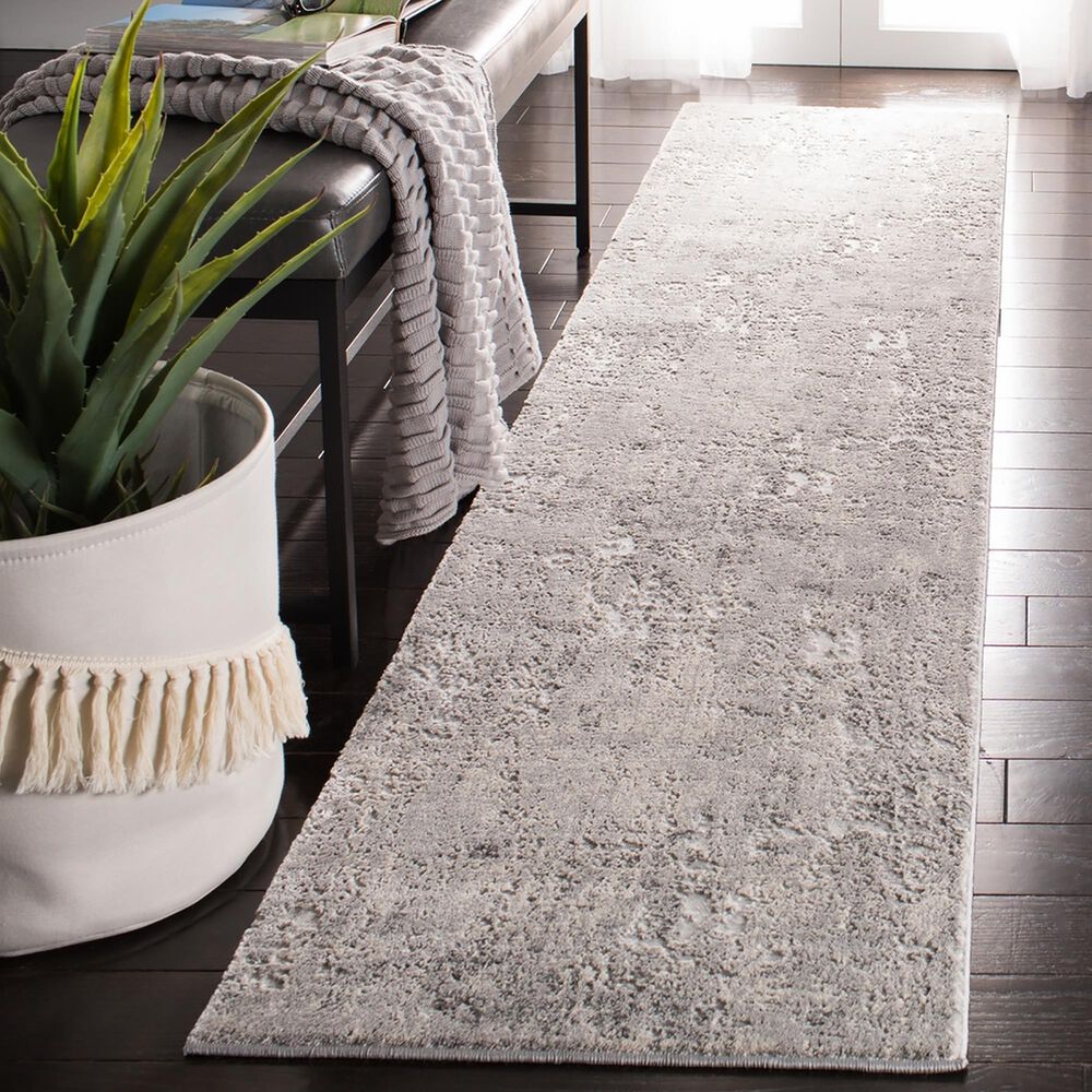 Safavieh Invista 2&#39; x 8&#39; Grey and Ivory Runner, , large