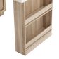 HOMLUX 83" Fluted Kitchen Island in Natural, , large