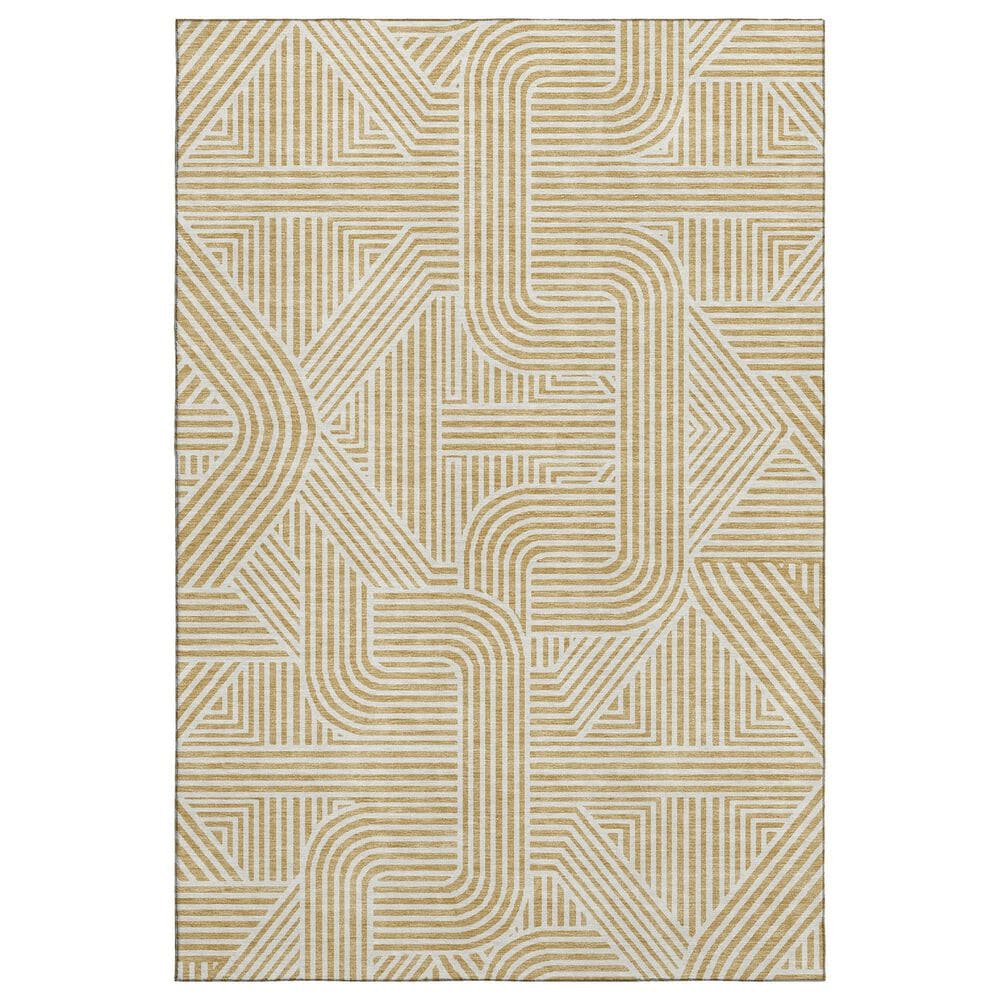 Dalyn Rug Company The Reserve TR14 Gold 8" x 10" Indoor/Outdoor Area Rug, , large