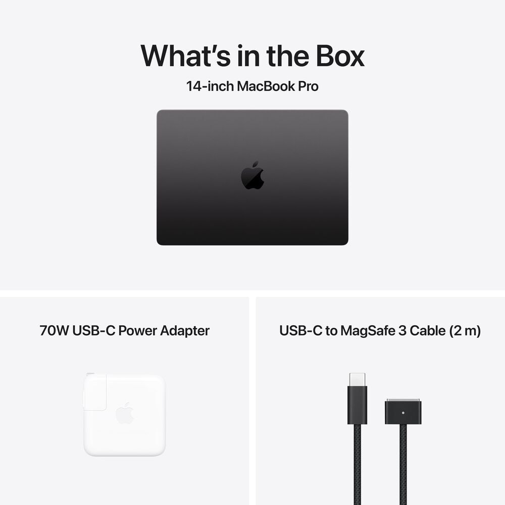 Apple MacBook Pro 14-inch Laptop M5 Pro chip - 18 Core CPU - 20 Core GPU - 24GB Memory - 2TB SSD - Space Black (Latest Model), , large