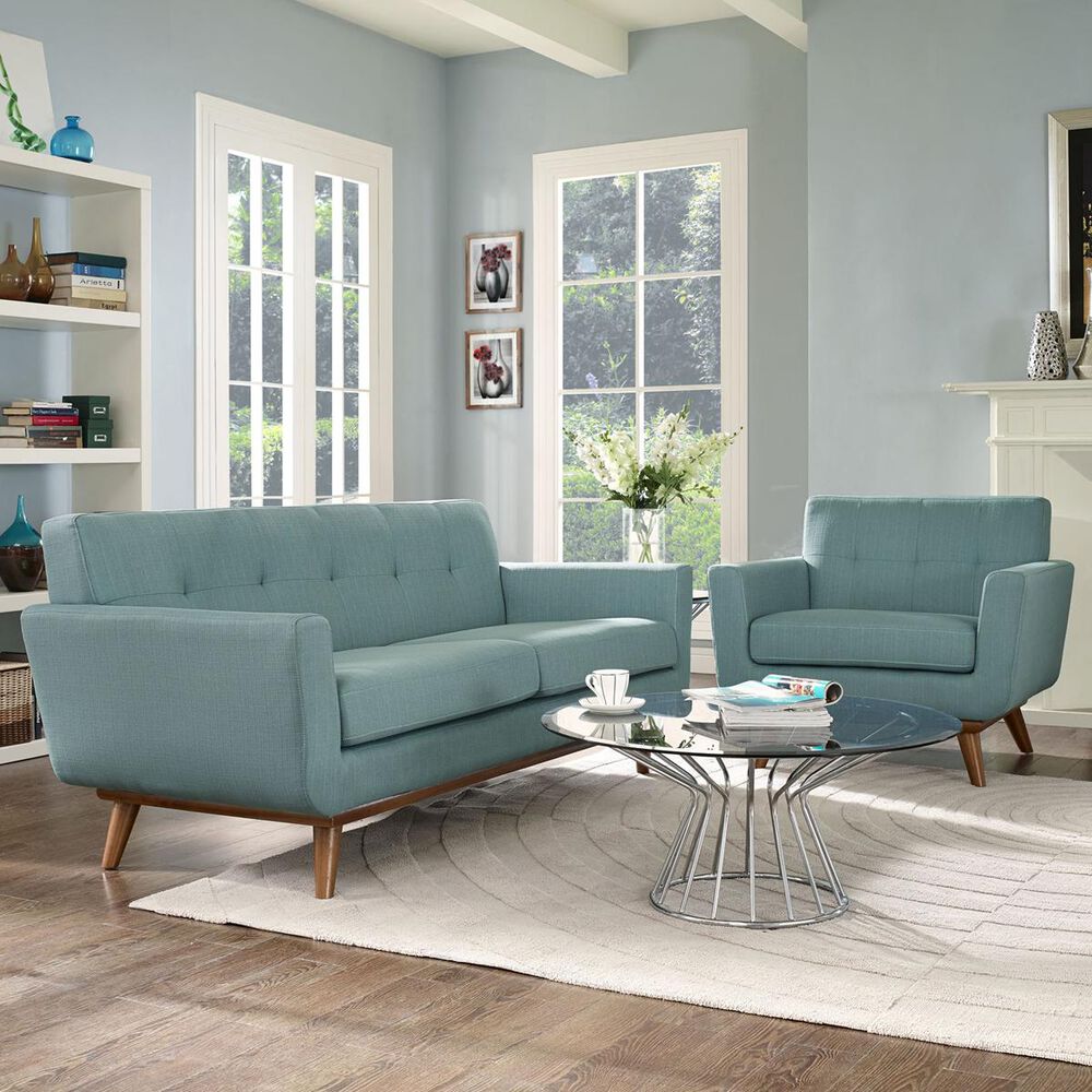 Modway Engage Armchair and Loveseat in Laguna, , large