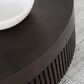 Artistica Metal Nightfall Round Cocktail Table in Mocha Brown, , large