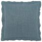 D.V. KAP Home Lena Flange 24" Square Throw Pillow in Lapis, , large