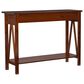 Linon Home Decor Trenton Console Table in Antique Tobacco, , large