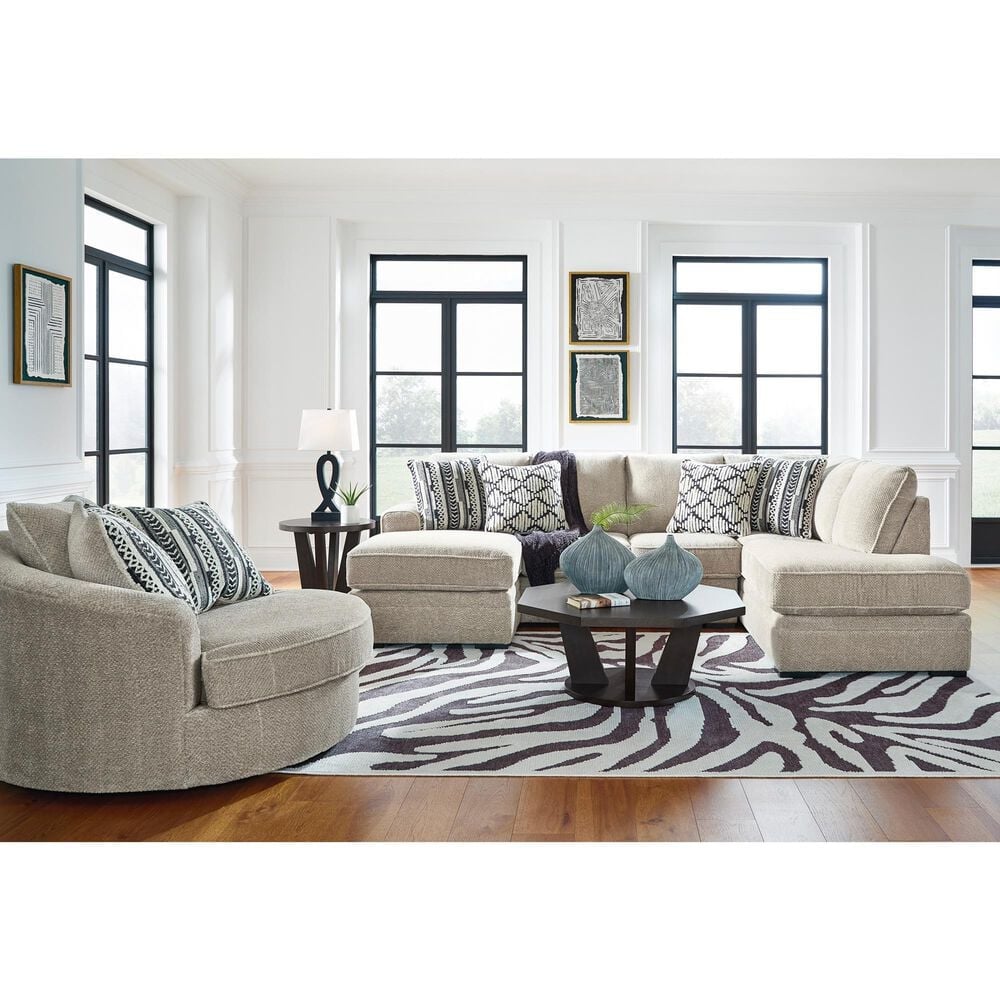 Ashley 2 Piece Sectional in in Tan, , large