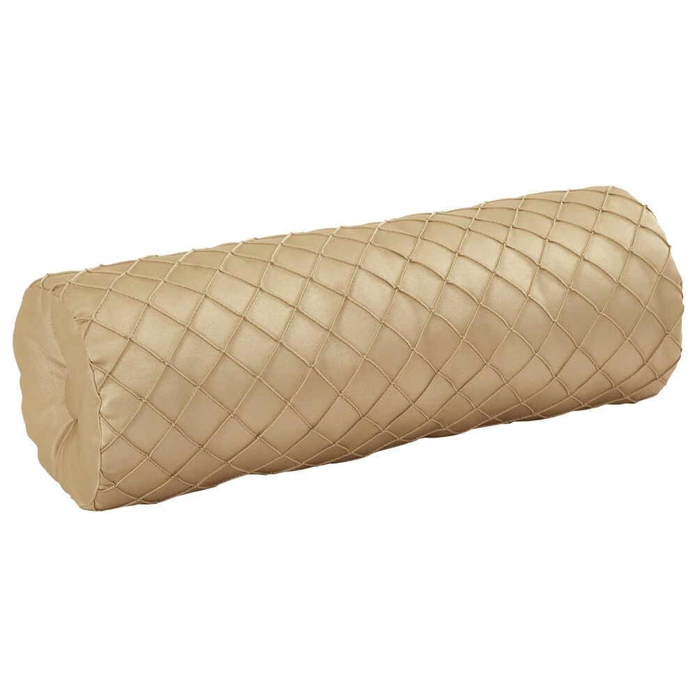 J. Queen New York Potenza 7" x 20" Bolster Pillow in Gold, , large