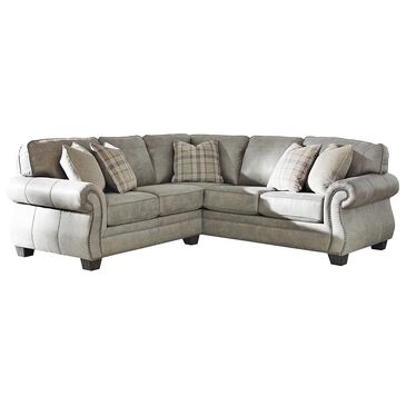 Signature Design by Ashley Olsberg 2-Piece L Shaped Sectional in Gray, , large