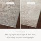 Loloi Sonnet 5" x 7"10" Silver and Natural Area Rug, , large